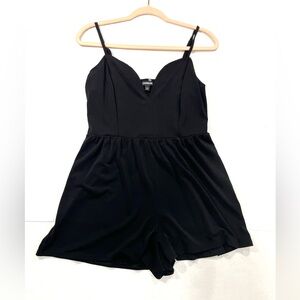 Express Black Spaghetti Strap Romper